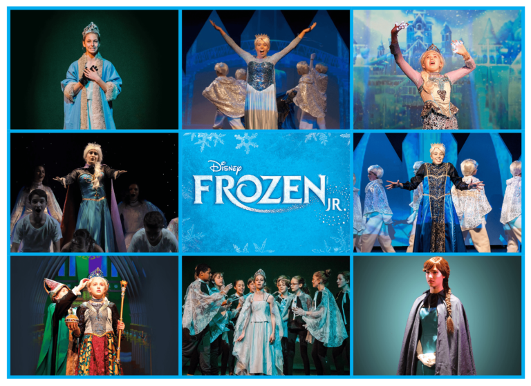 Disney FROZEN JR. collage